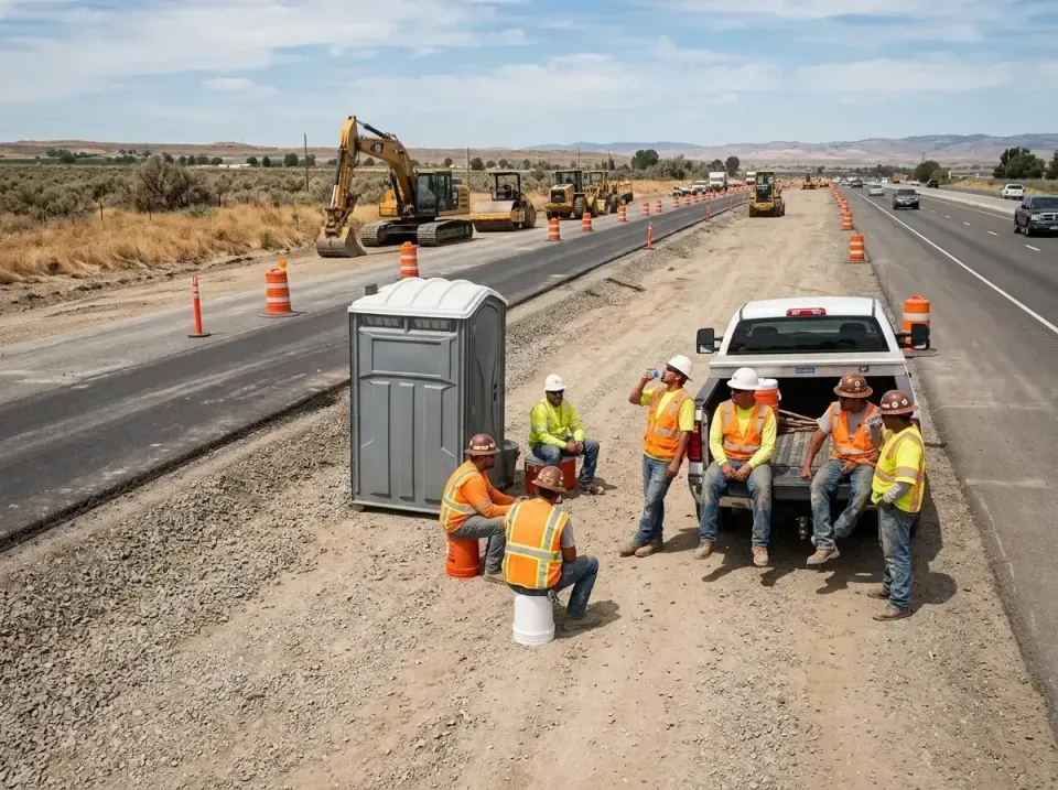 highway-road-construction-crew-007 — frequently asked questions, Porta Potty and Restroom Rentals in North Lakeport, CA